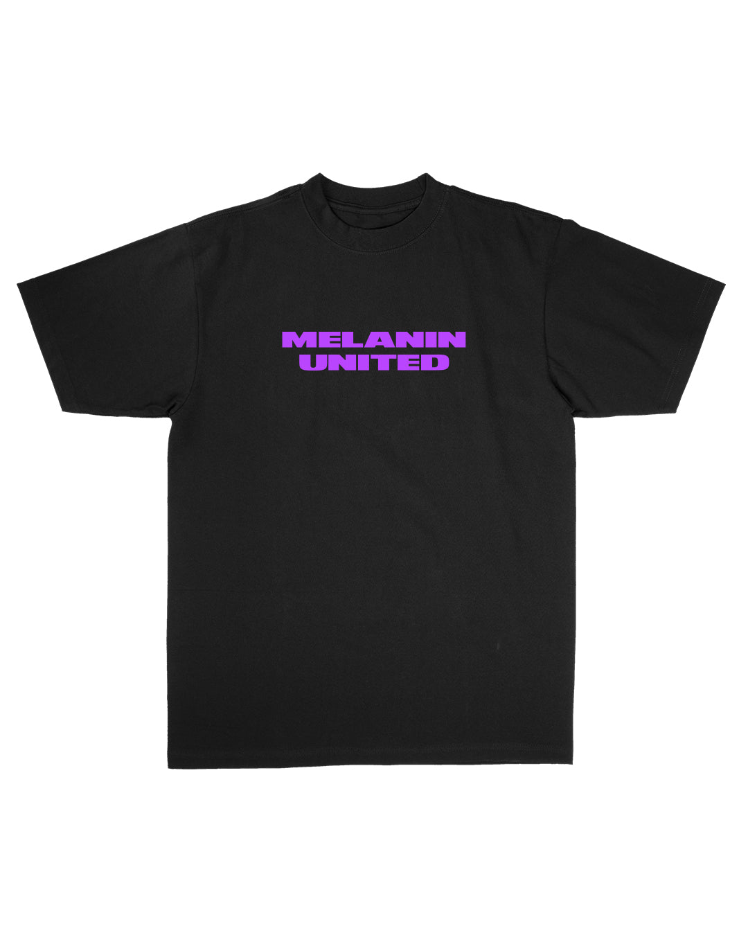 AFRO CARNIVAL T-SHIRT — black and purple