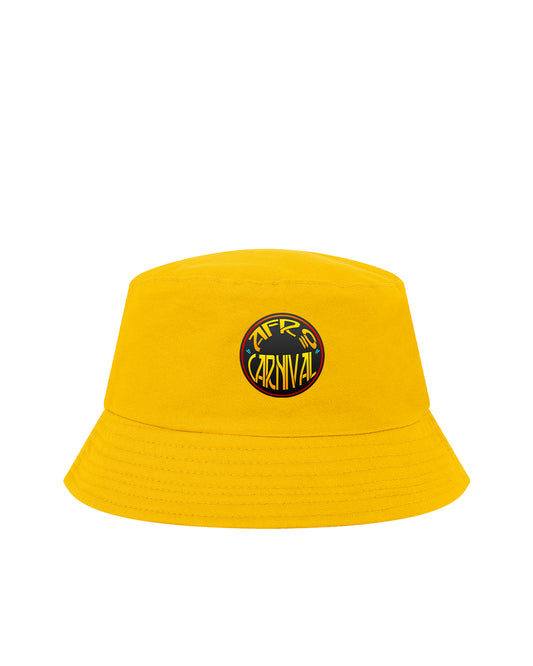 AFRO CARNIVAL BUCKET HAT — yellow