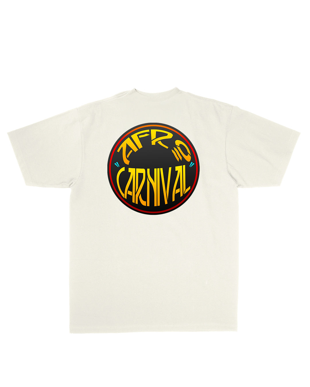 AFRO CARNIVAL T-SHIRT — off white