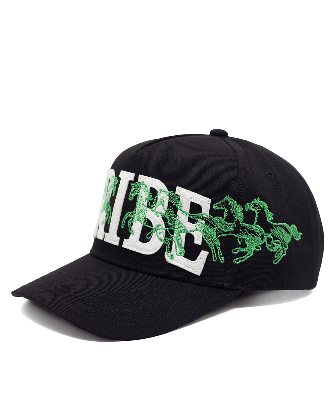 Triibe HAT OS "TRIBE" Champion Horses Hat — Black lime