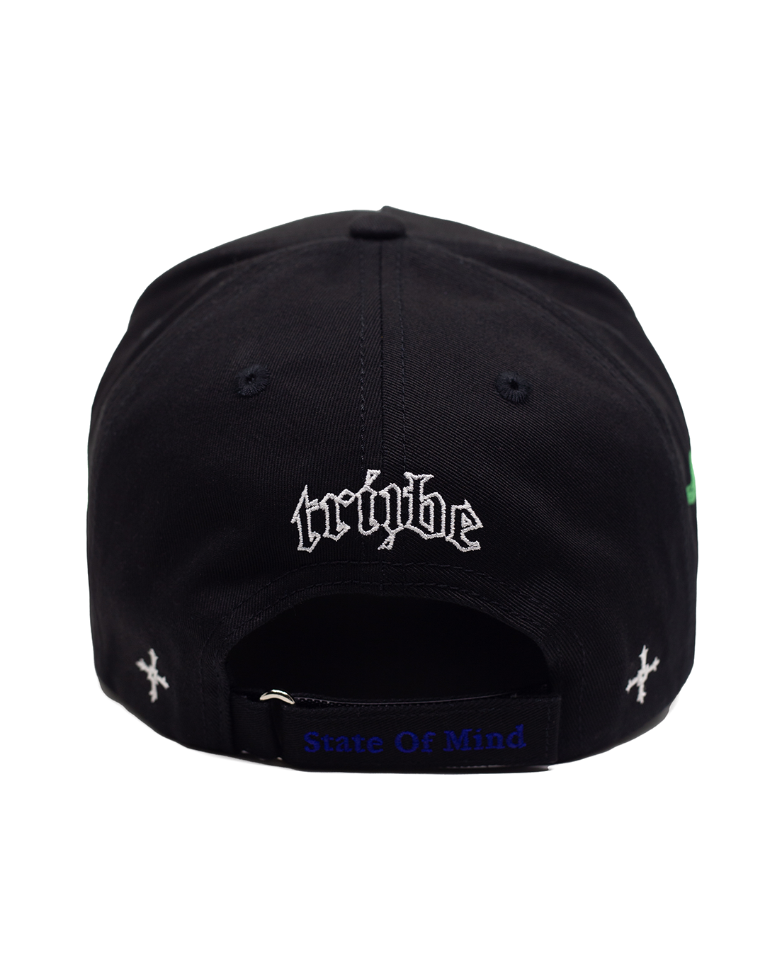 Triibe HAT OS "TRIBE" Champion Horses Hat — Black lime
